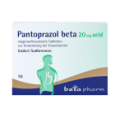 PANTOPRAZOL beta 20 mg acid magensaftres.Tabletten
